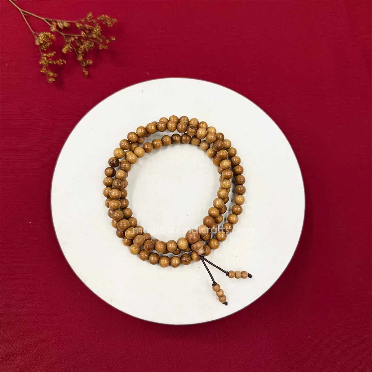 6mm Original Mysore Sandal wood mala – 108 beads