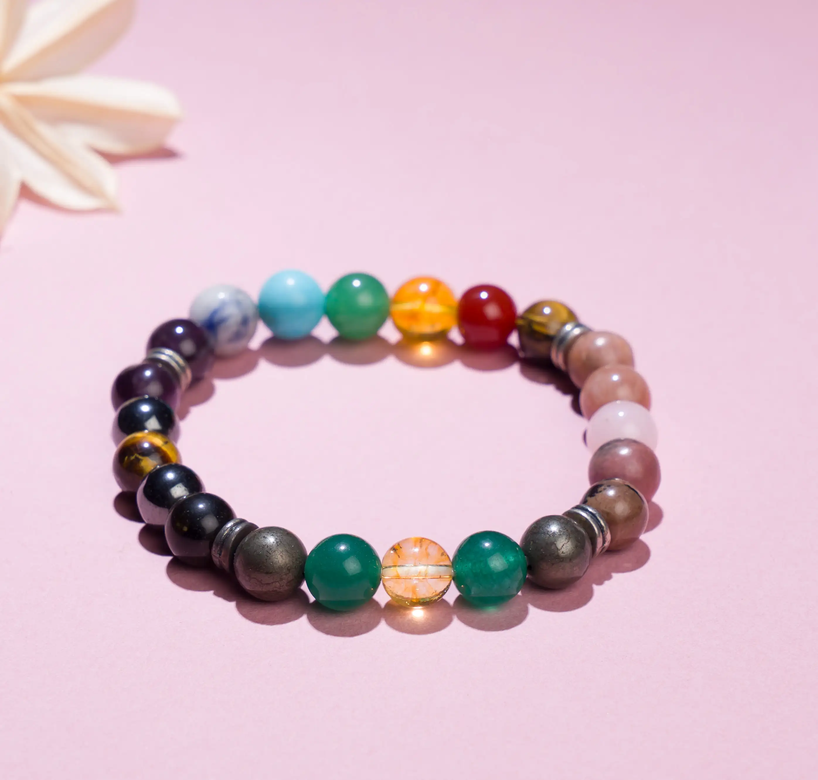8mm all in one Triple Protection Crystal Bracelet