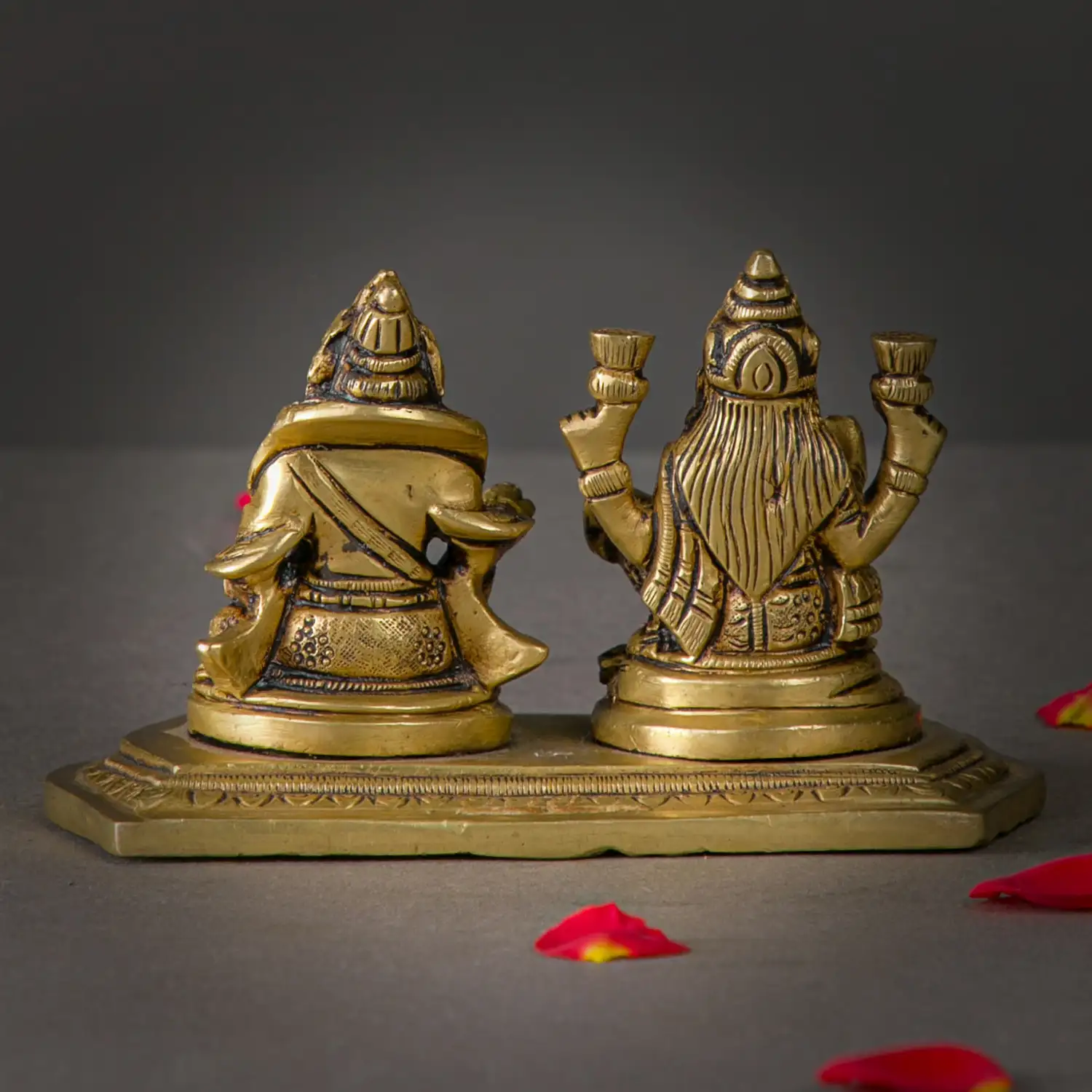 3 inches Brass Lakshmi Kuber Peedam Idol SC - image 4