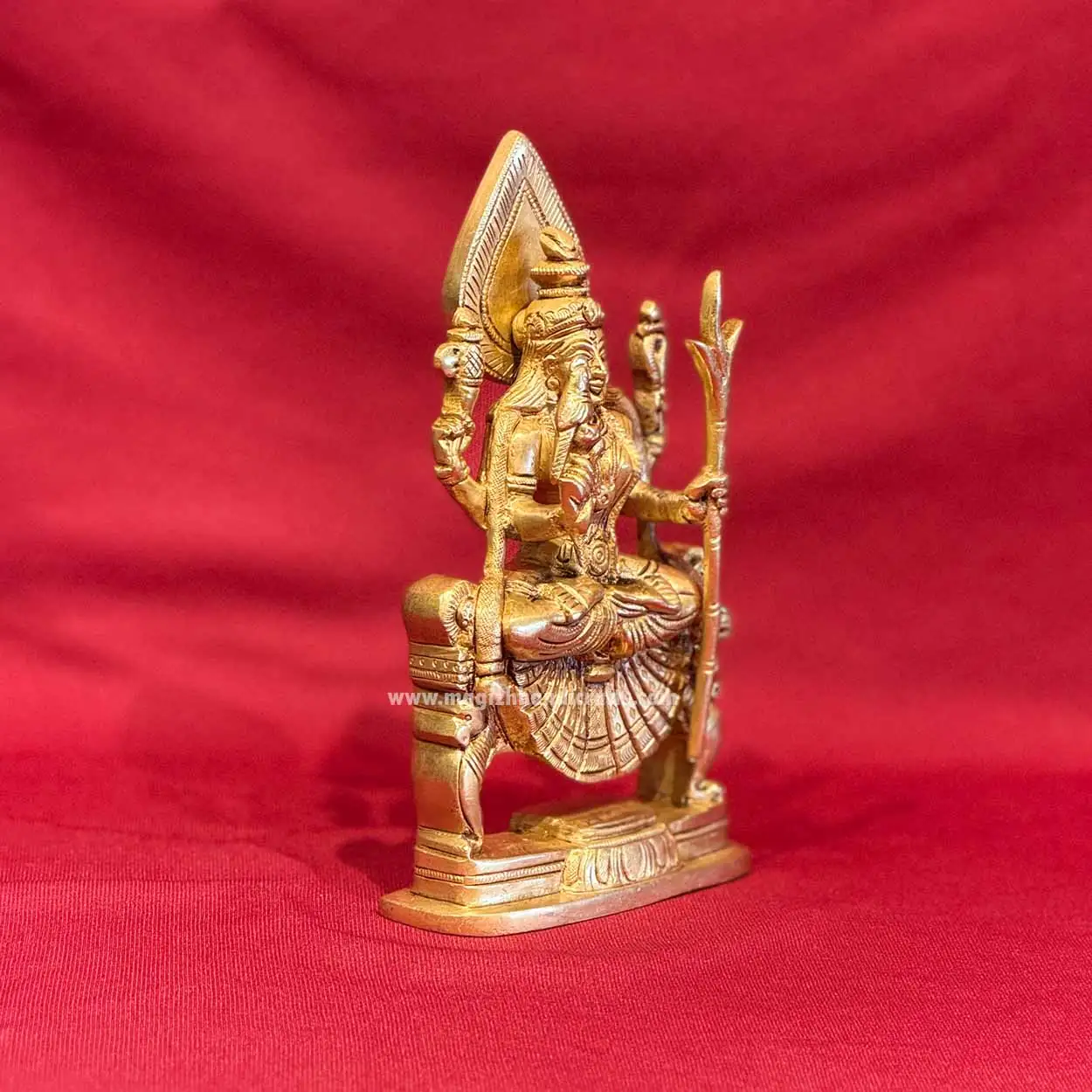 7.5 inches Brass Kamakshmi amman idol - image 3