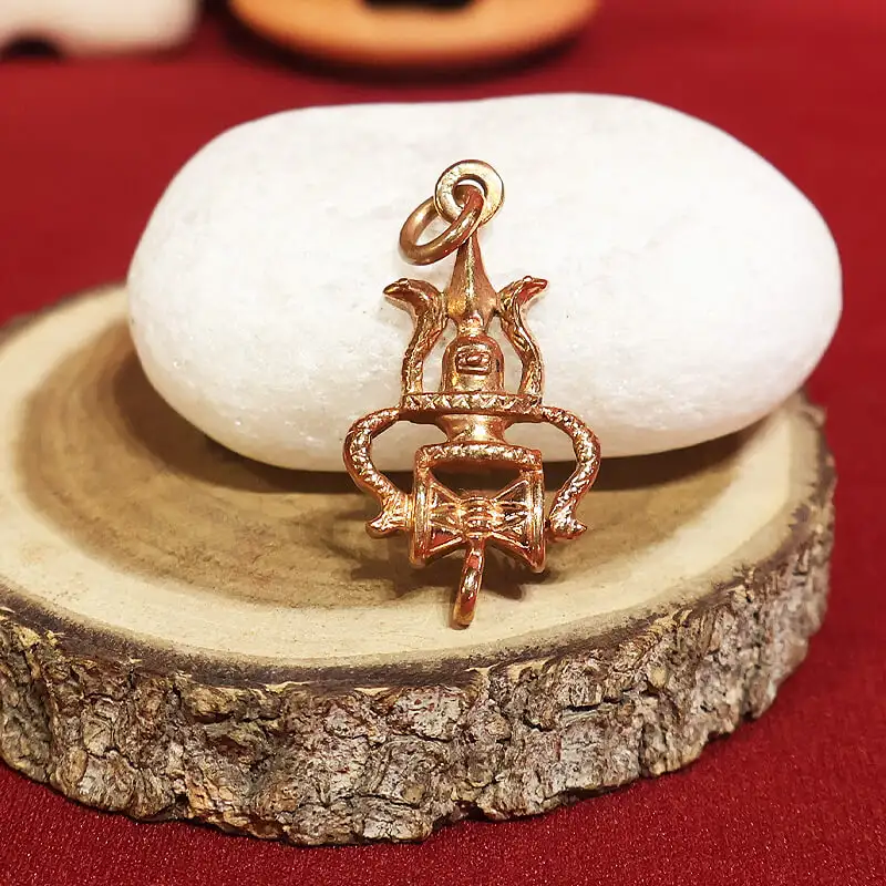 Shivan Soolam Lingam Aimpon Pendant
