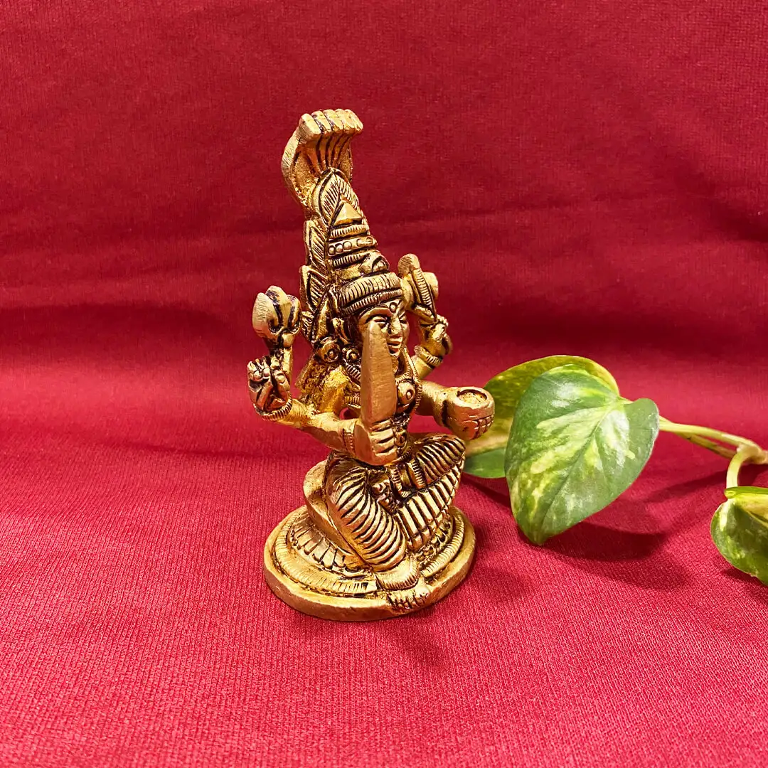 Brass Karumariamman idol 4 inches - image 3