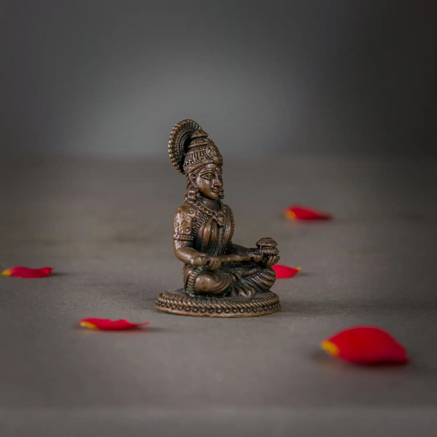 2 inches copper Anapoorni idol - secondary
