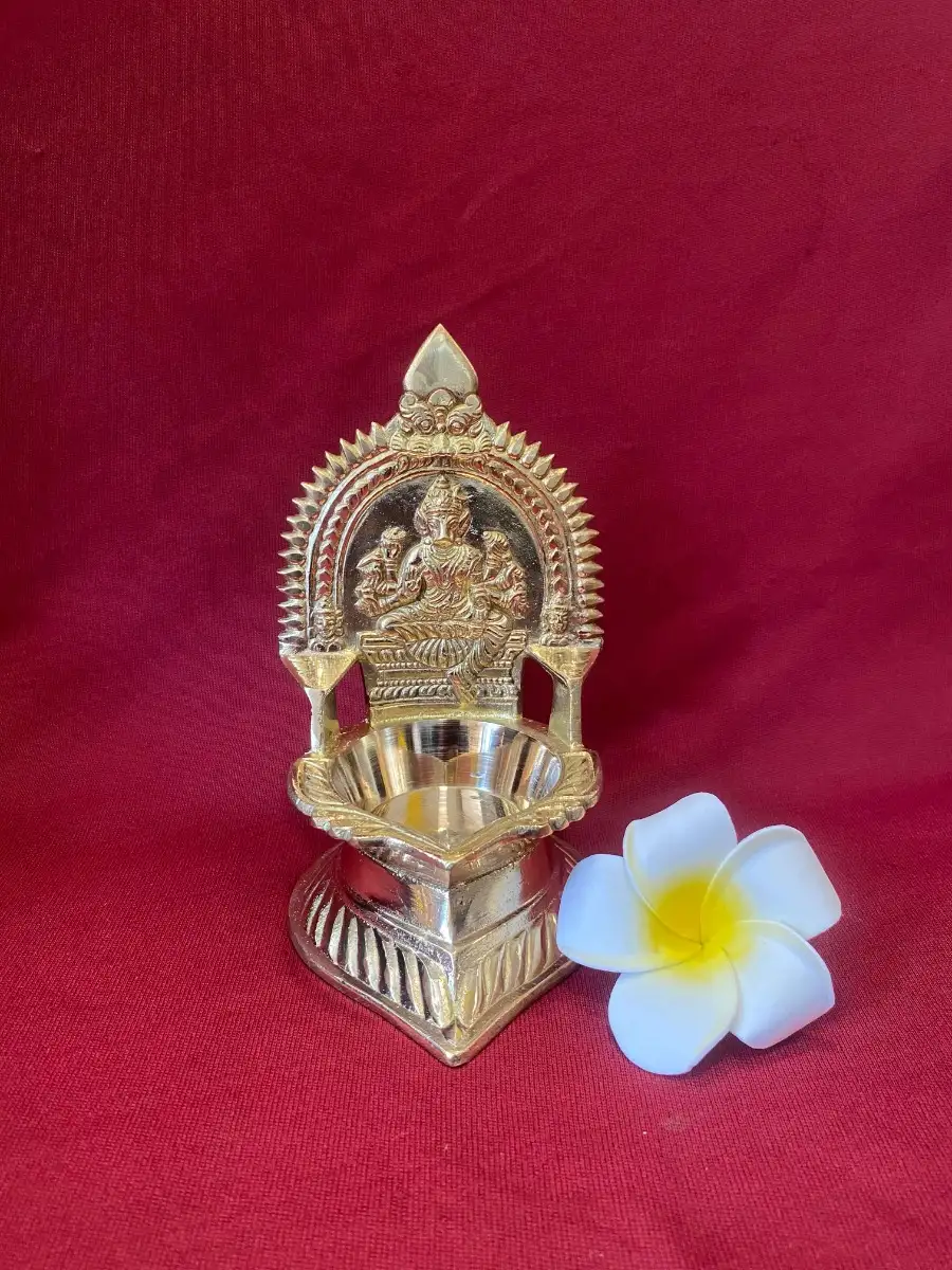 Brass Varahi amman vilakku - TK - image 2