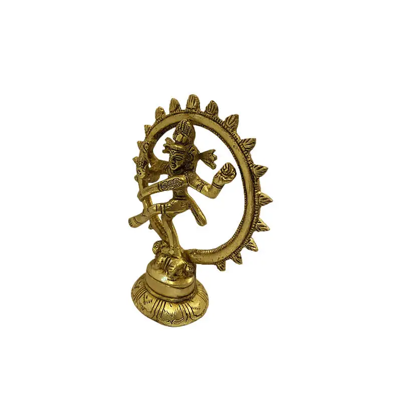Brass 4 inches natraj idol - image 3