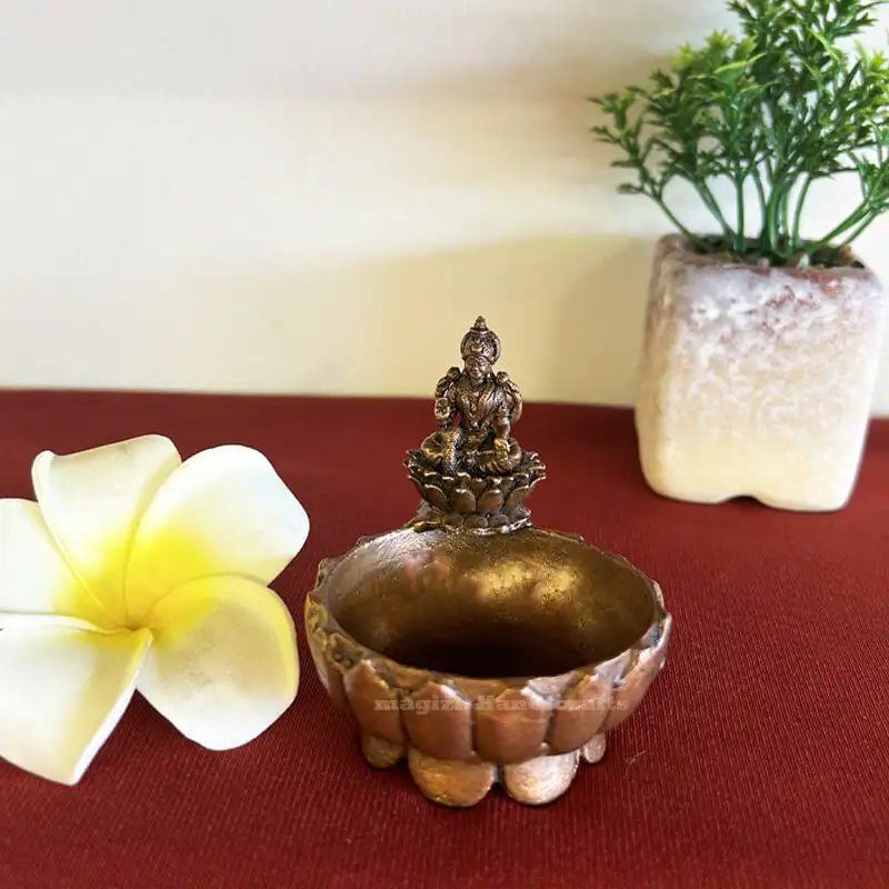 2.5 inches Copper Lakshmi Urli