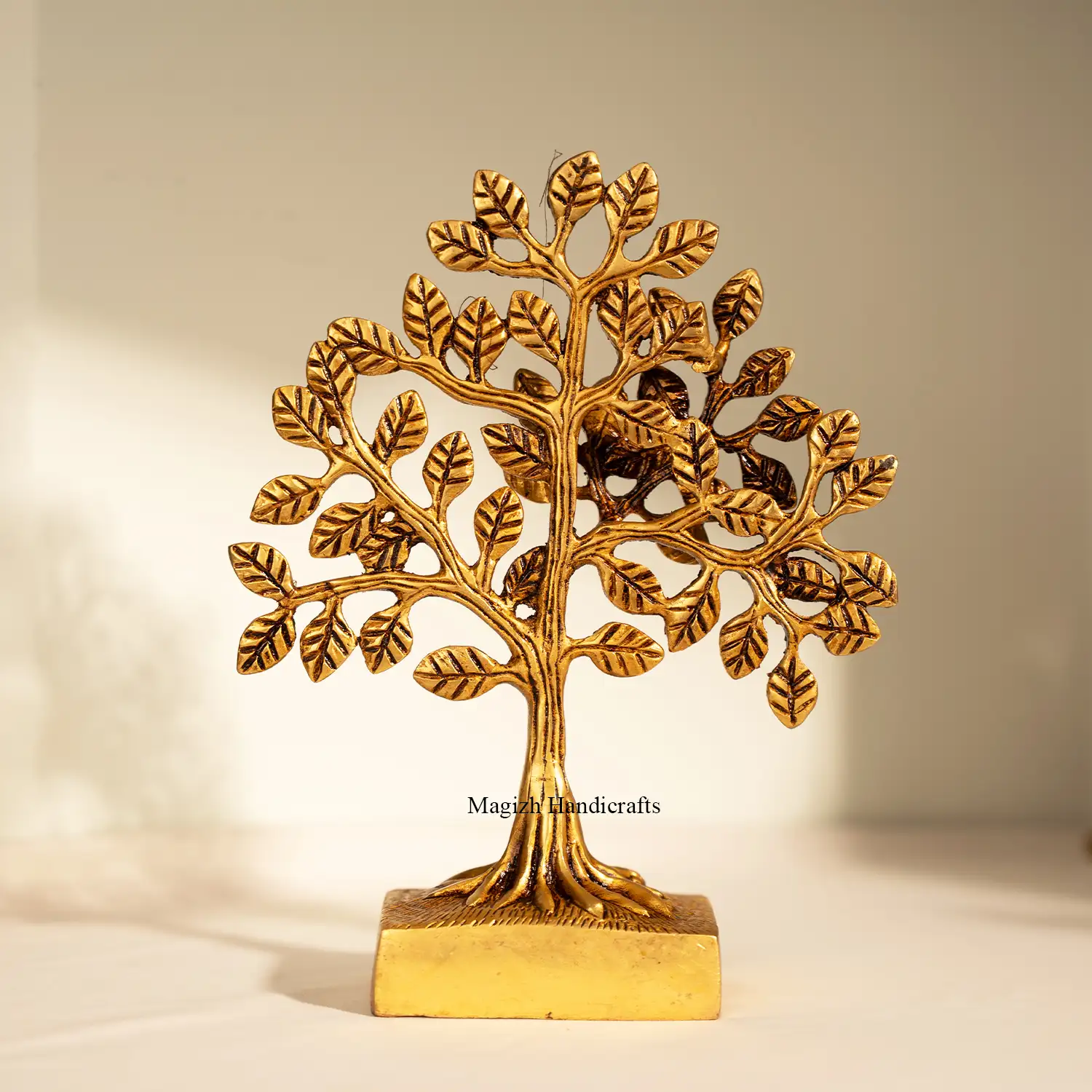 8 inches Decorative Brass Tree of Life Idol - image 4