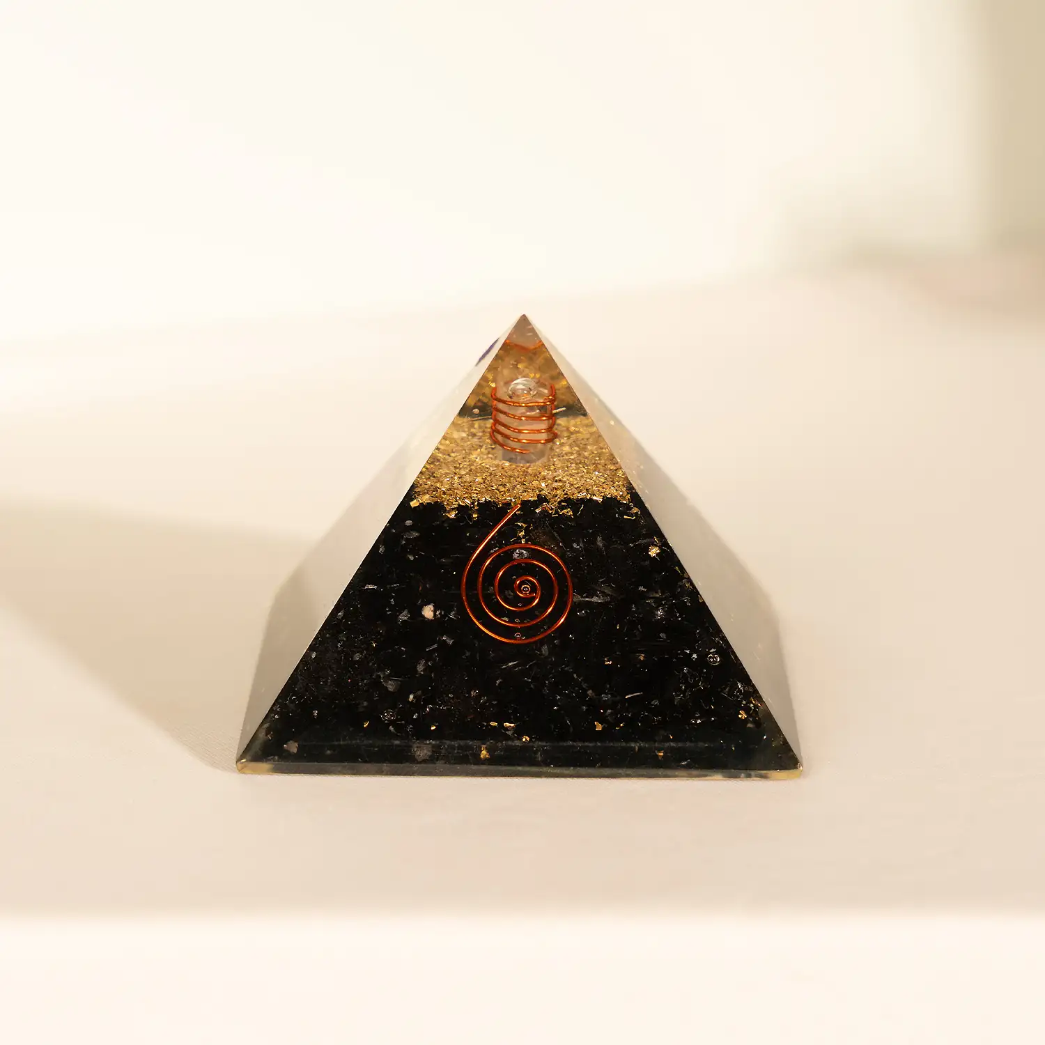 Black Tourmaline Crystal stone Pyramid - secondary
