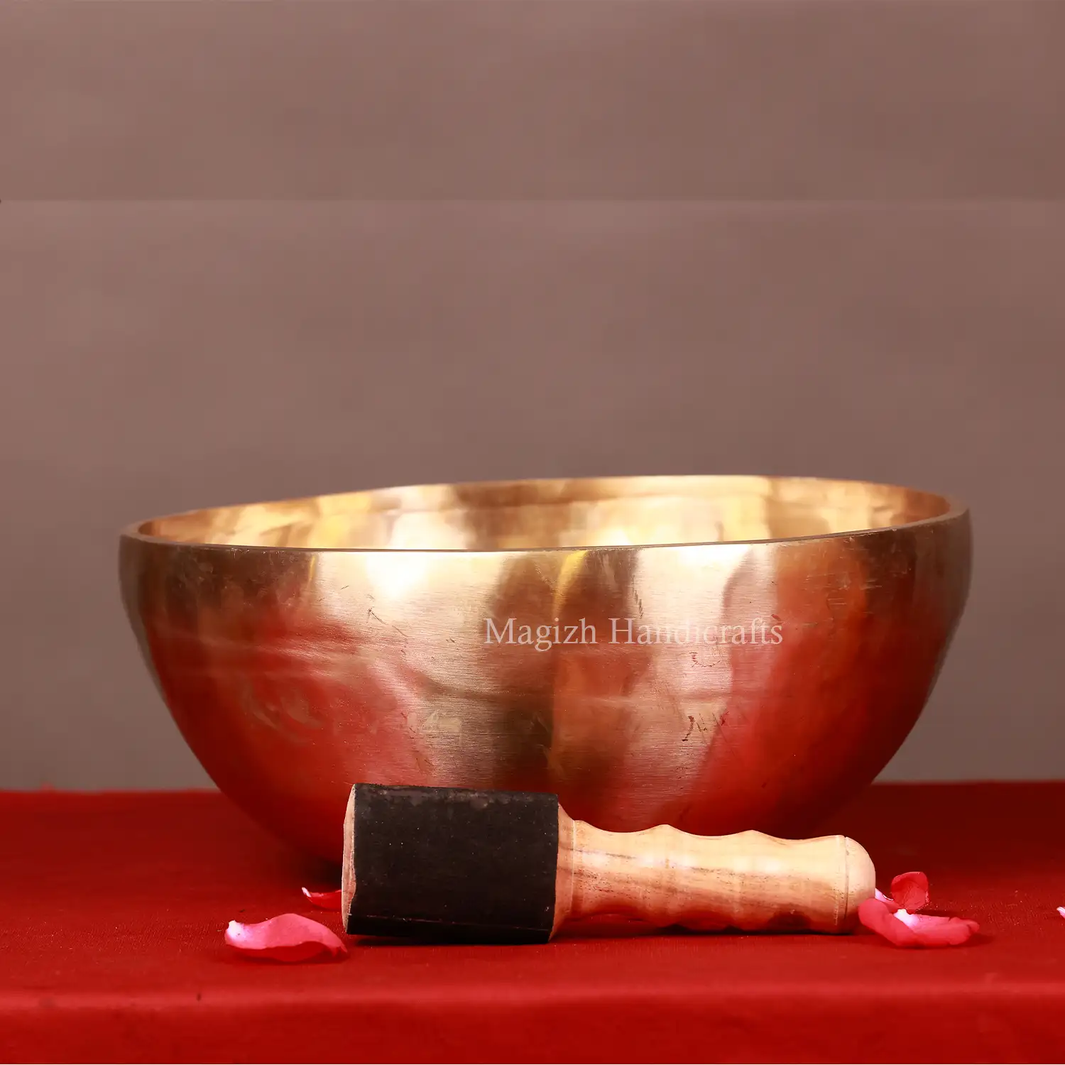 8 inches Hand made Bronze singing bowl - secondary