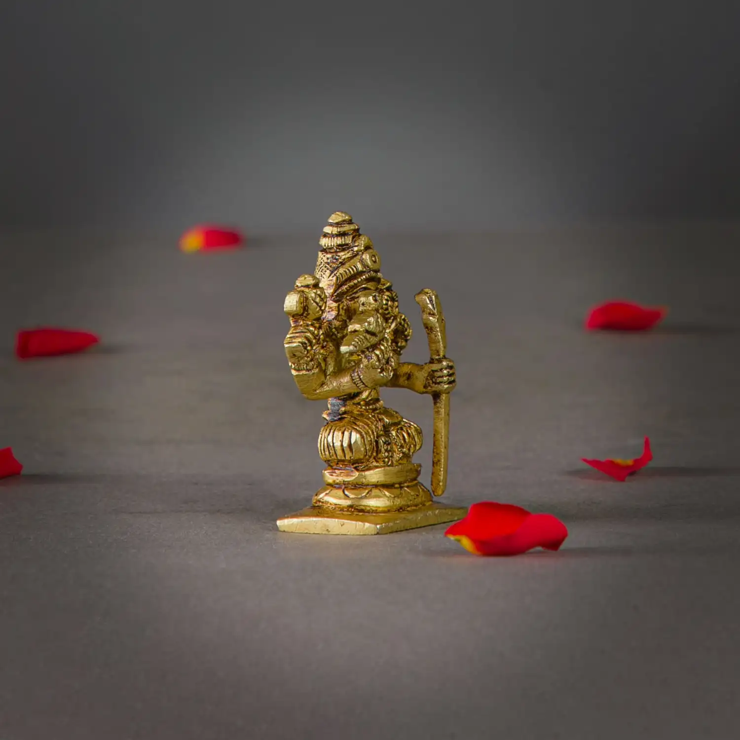2 inches Brass Kamakshi amman idol - image 3