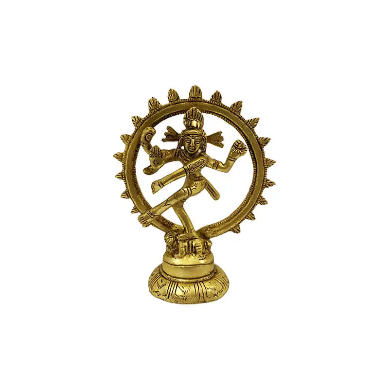 Brass 4 inches natraj idol