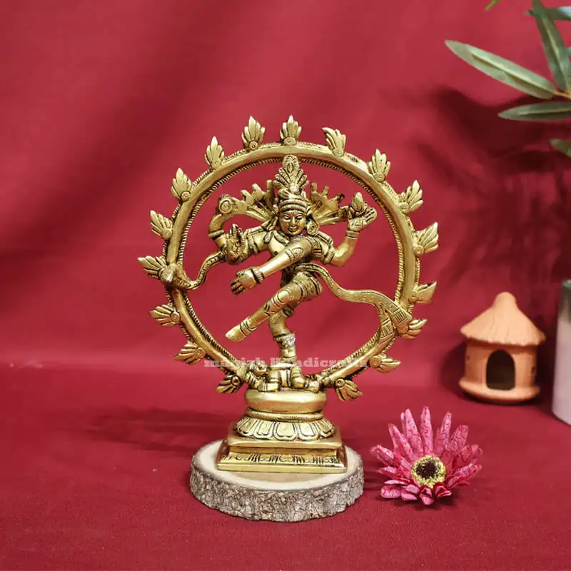 6.5 inches Brass Lord Natrajar Idol