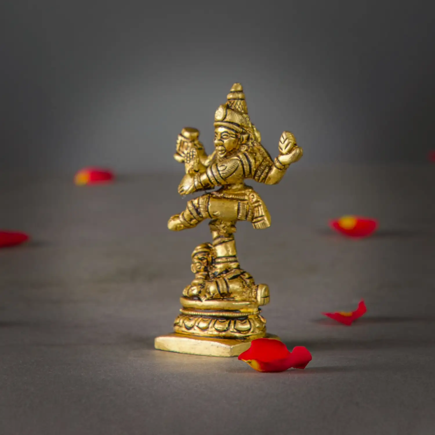 3 inches mini Brass Lord Shiva Natraja idol - secondary