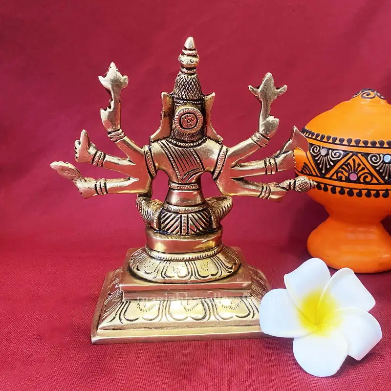 6.5 inches Brass Varahi Amman idol - secondary