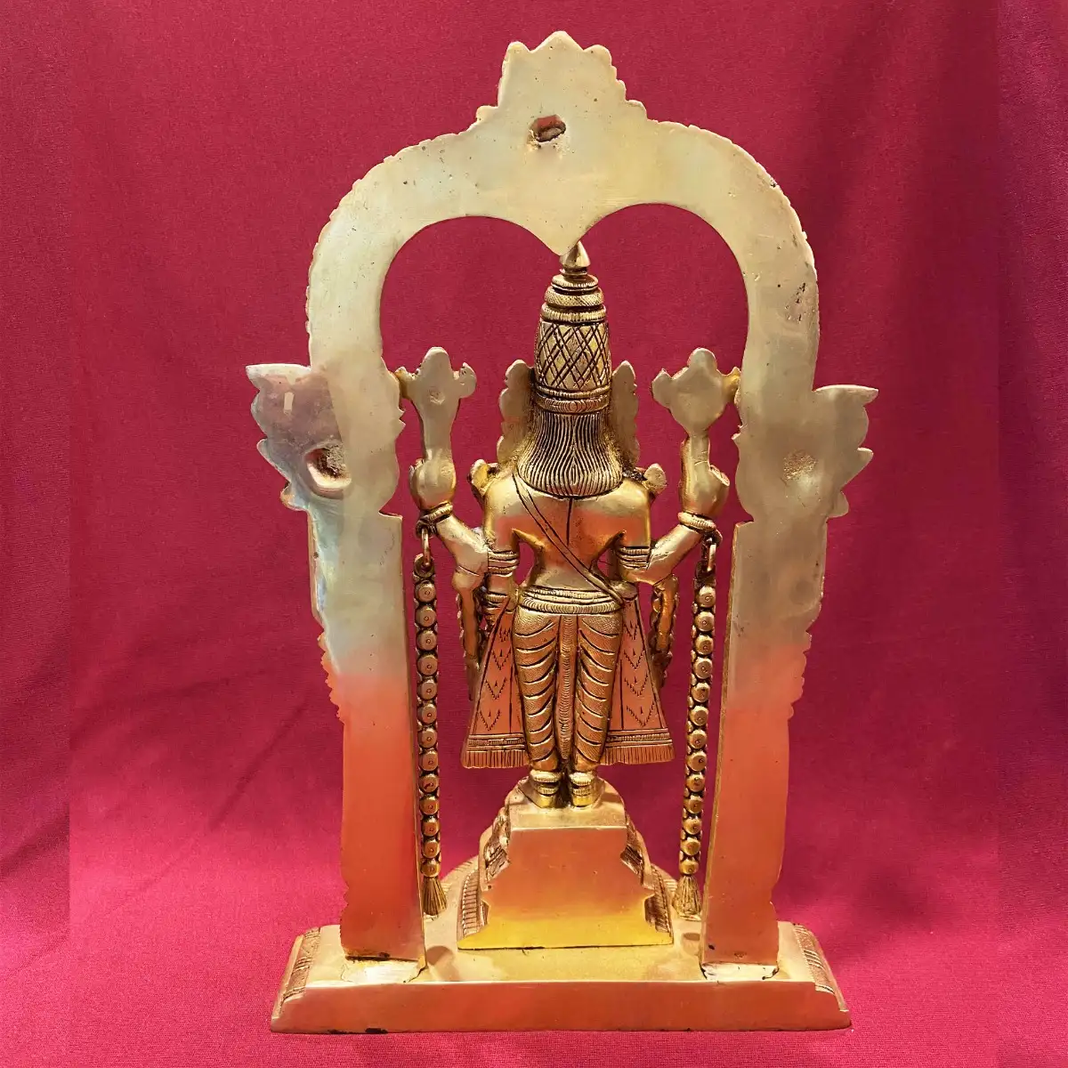 Brass Frame Thirupathi Balaji 14 inches - secondary