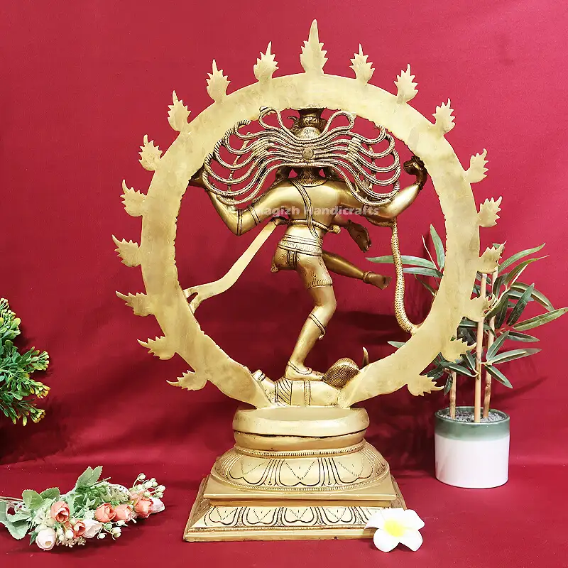 2 feet Brass Lord Natrajar Idol - image 3
