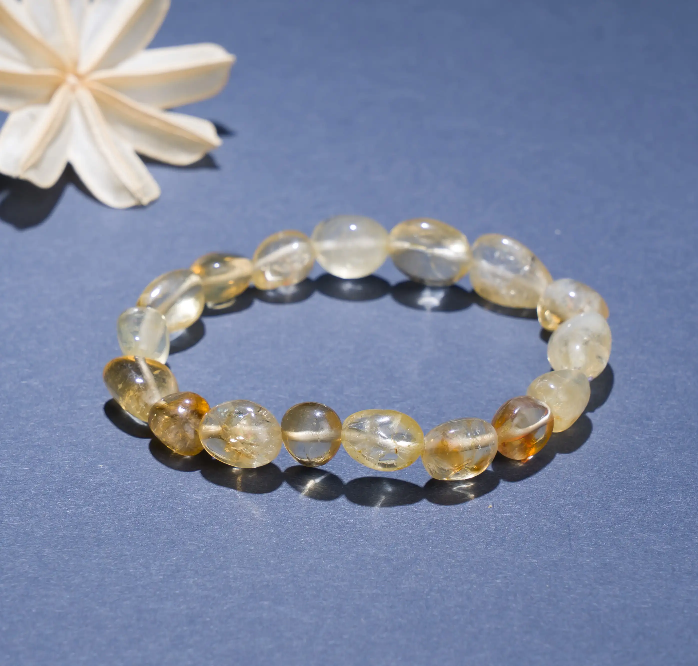 Citrine tumble Crystal Bracelet