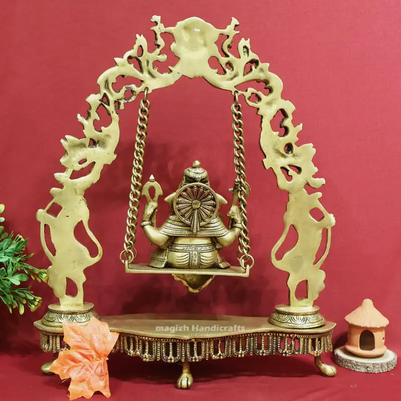 18 inches Brass Jula / Swing Ganesha SC - image 4