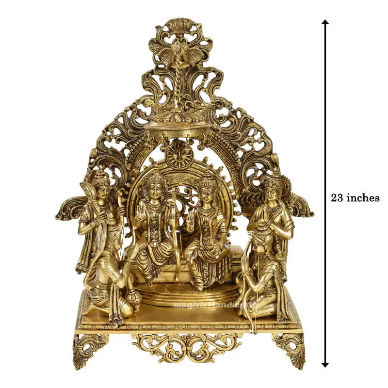 23 inches Brass Frame Ram darbar SC - image 3