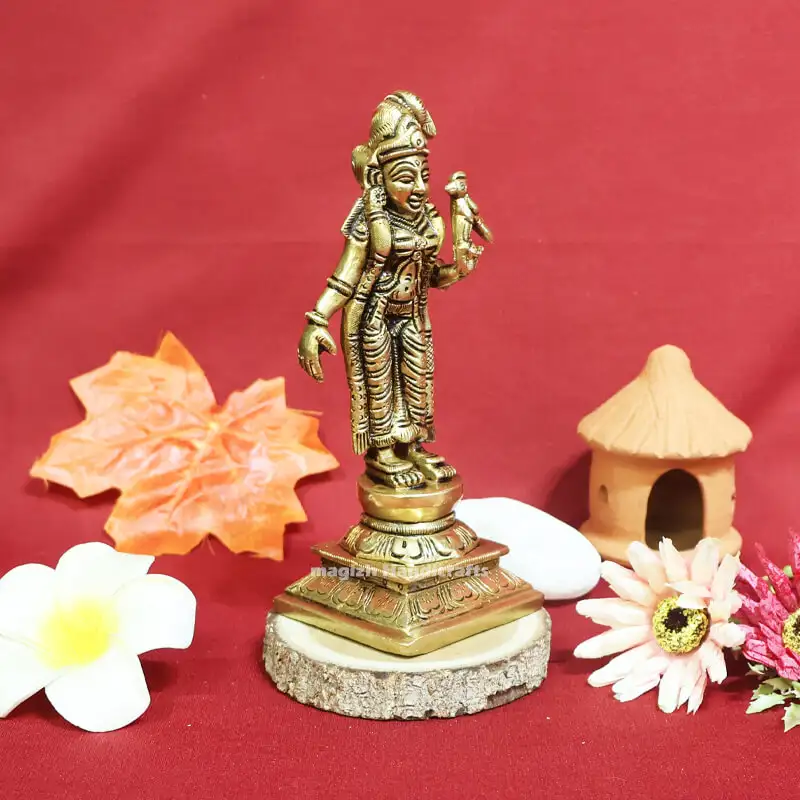 6 inches Brass Andal Idol SC - secondary