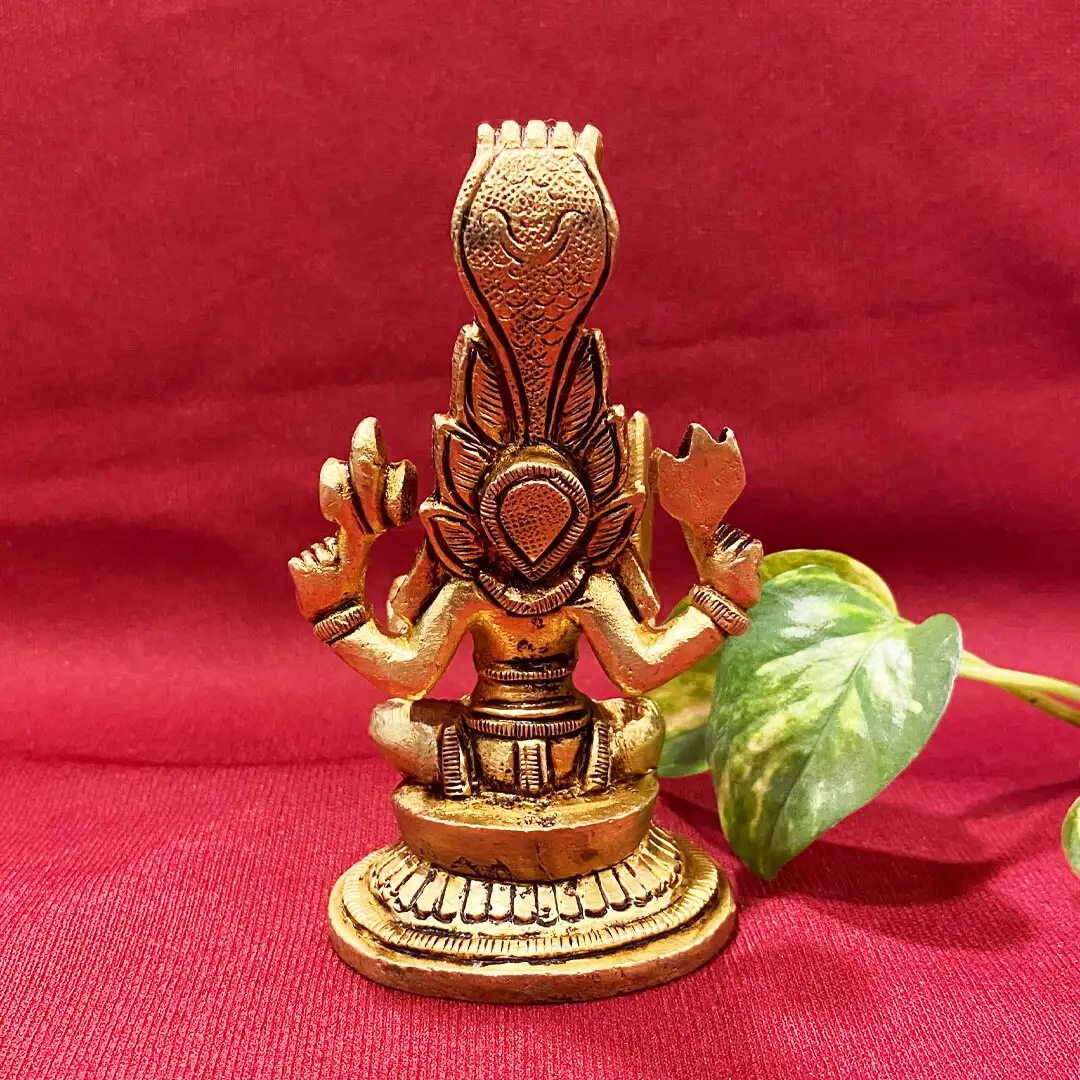 Brass Karumariamman idol 4 inches - image 5