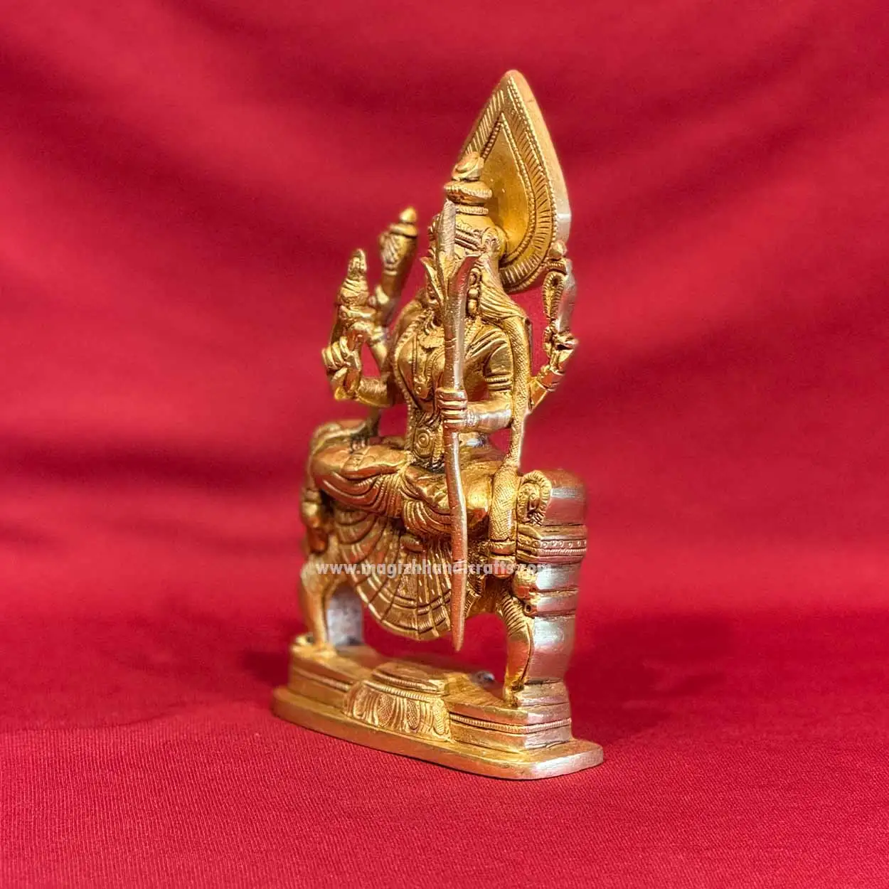 7.5 inches Brass Kamakshmi amman idol - image 2