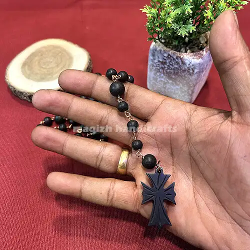 Original Copper Karungali Rosary mala 8mm