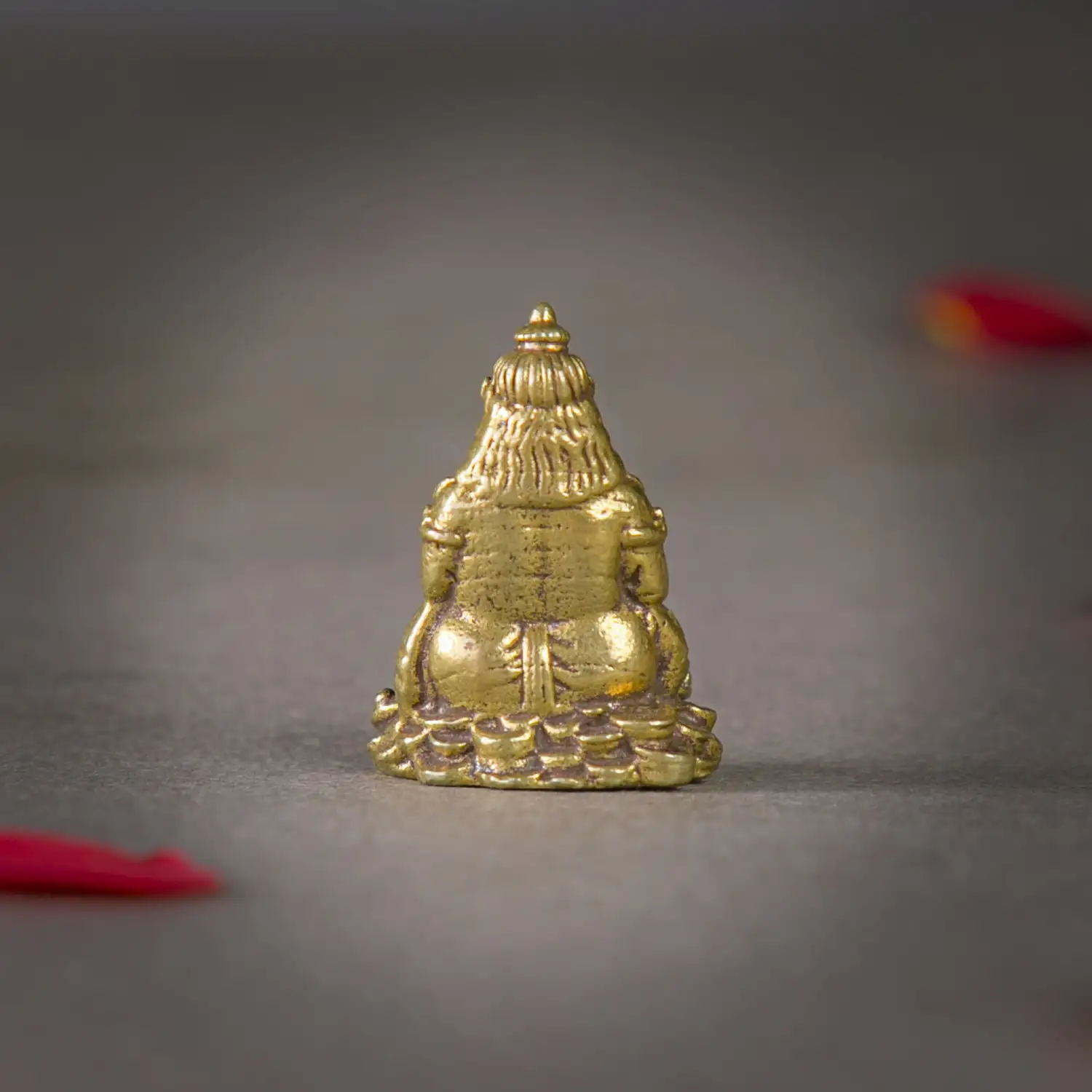 1 Inch Mini Kuber Murti - Brass Kubera Idol for Wealth and Prosperity - image 3