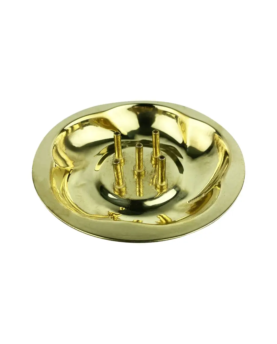 Brass Lotus Agarbathi Holder ash catcher