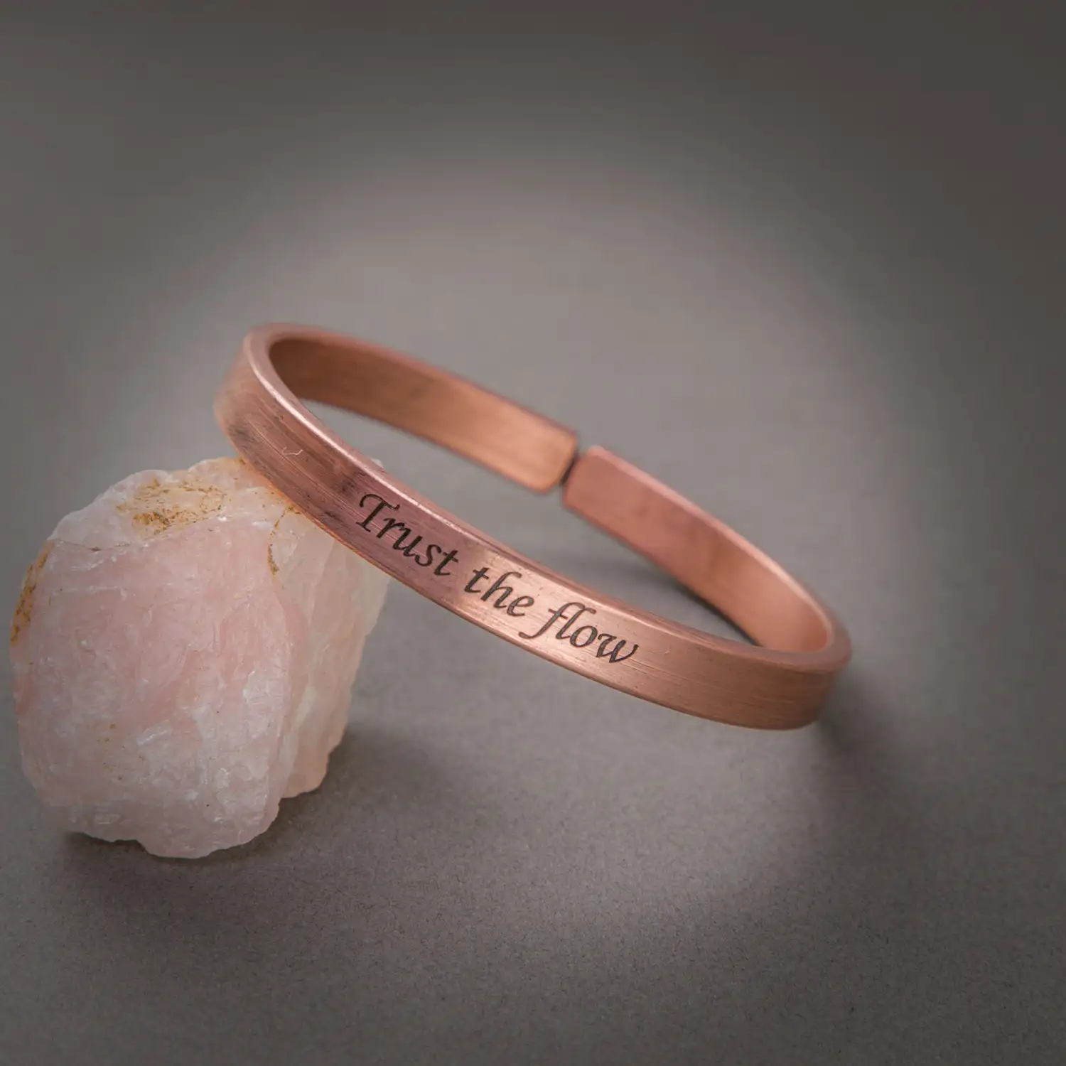 Yamirukka Bayamen with Om Vel Copper Bracelet