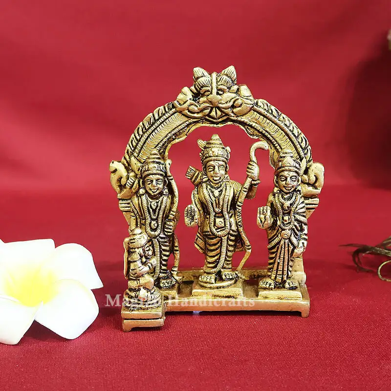 4.5 inches Brass RamRa Darbar idol