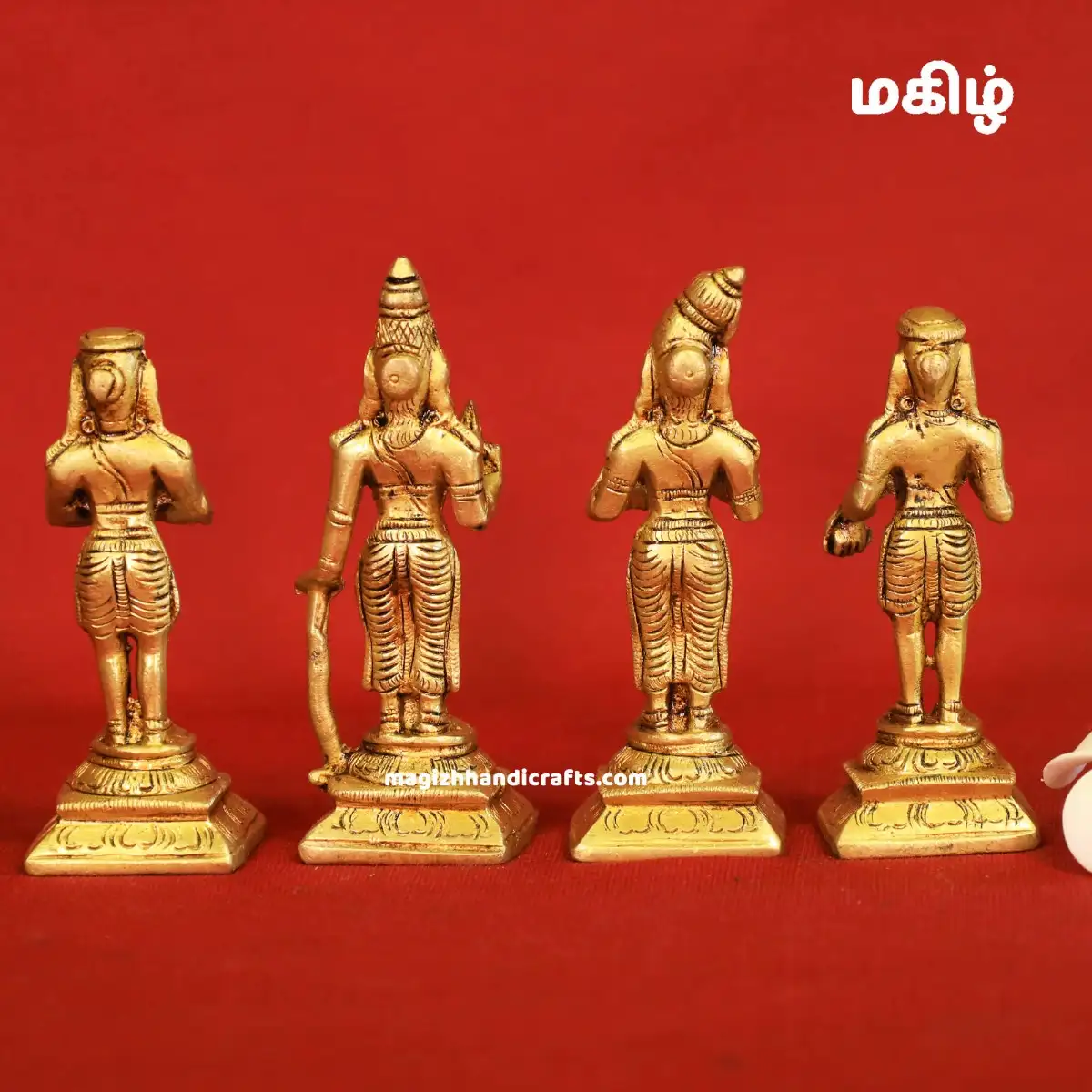 Brass Nalwar idol - 4 inches - secondary