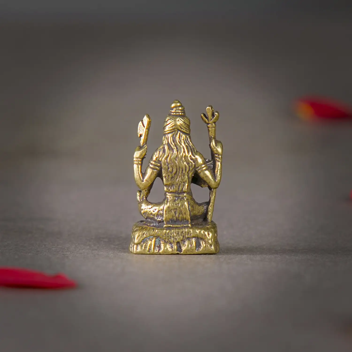 1 Inch Premium Brass Sitting Shiva Figurine - image 3
