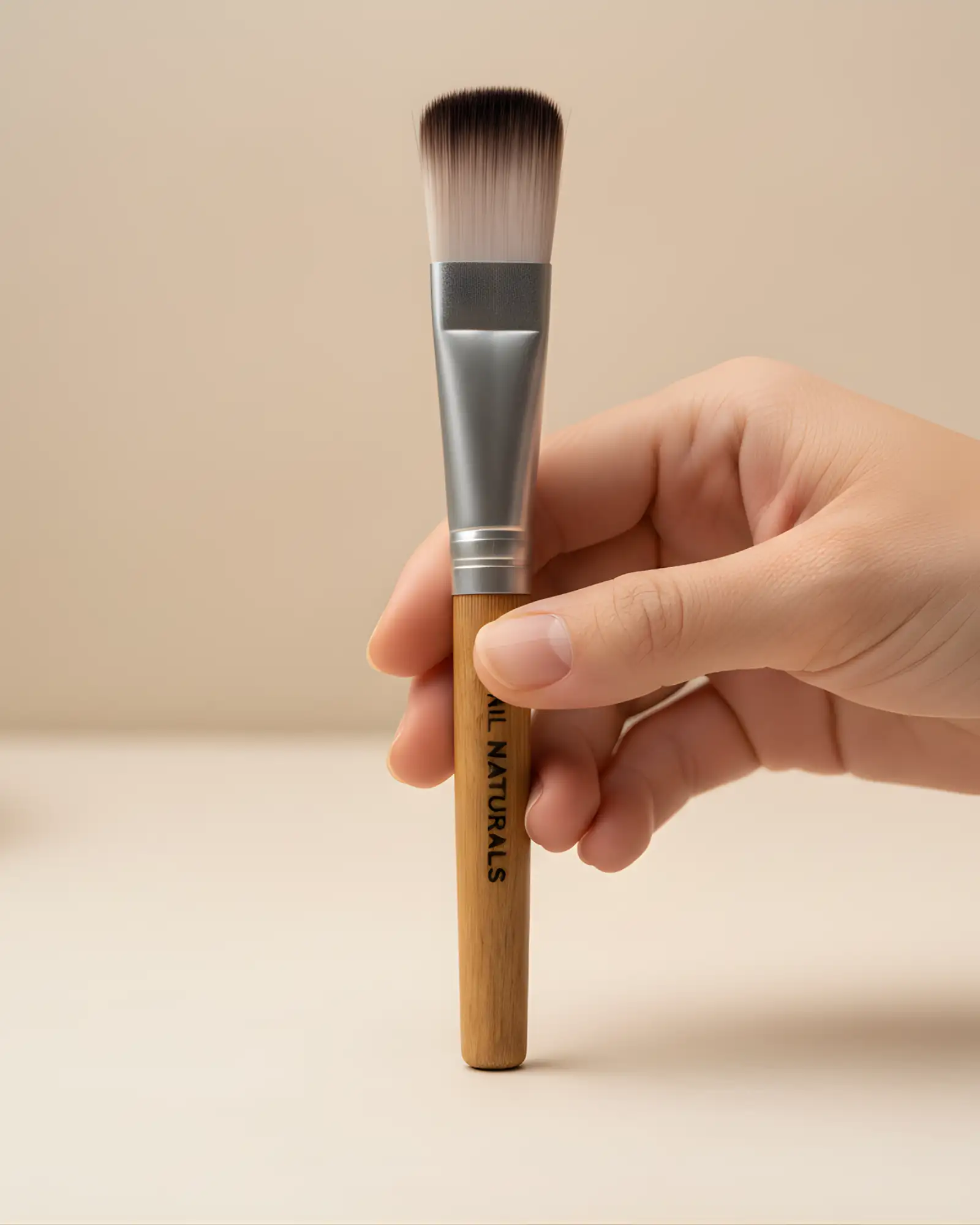 WOODEN FACE BRUSH