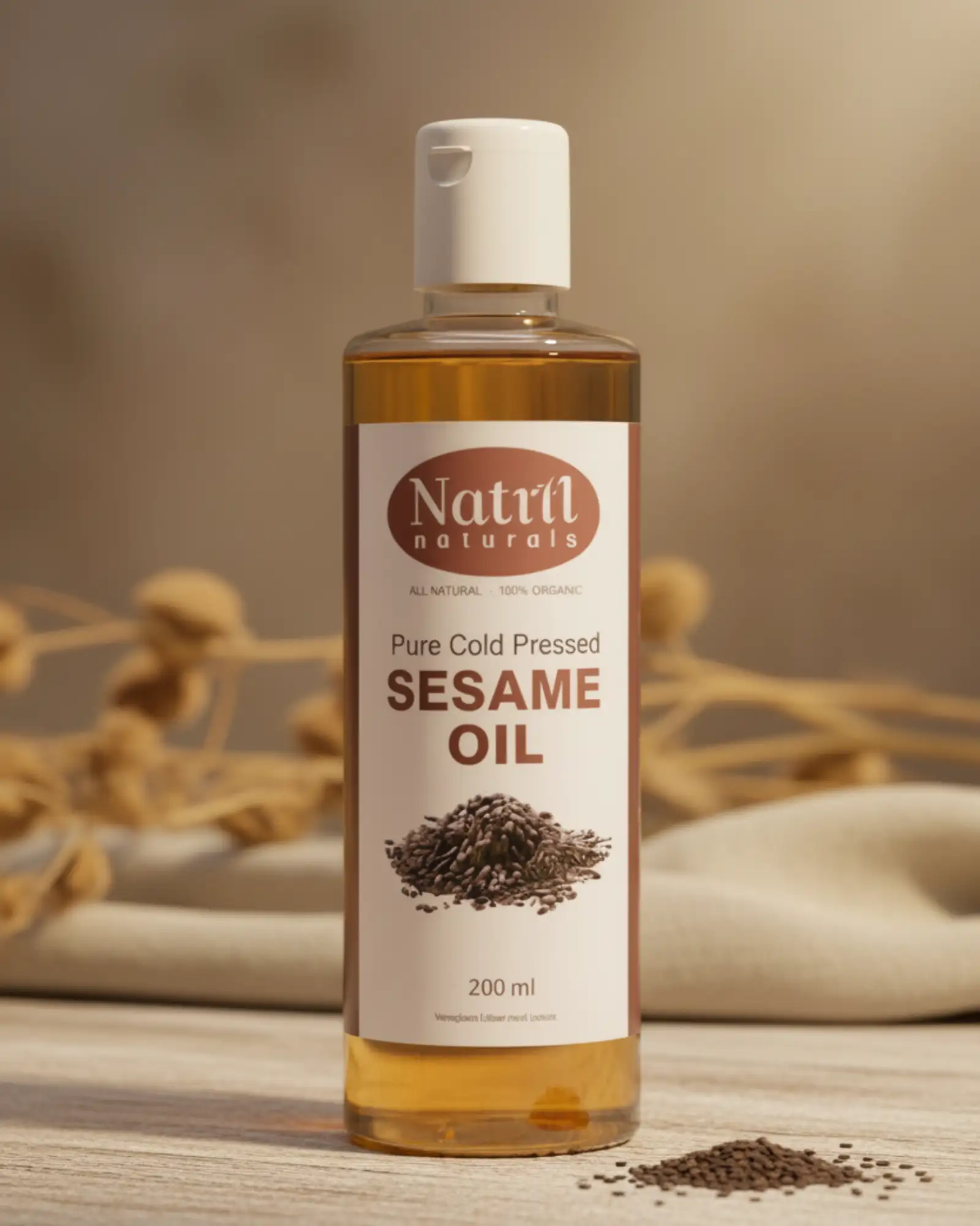 PURE SESAME OIL(200ml)