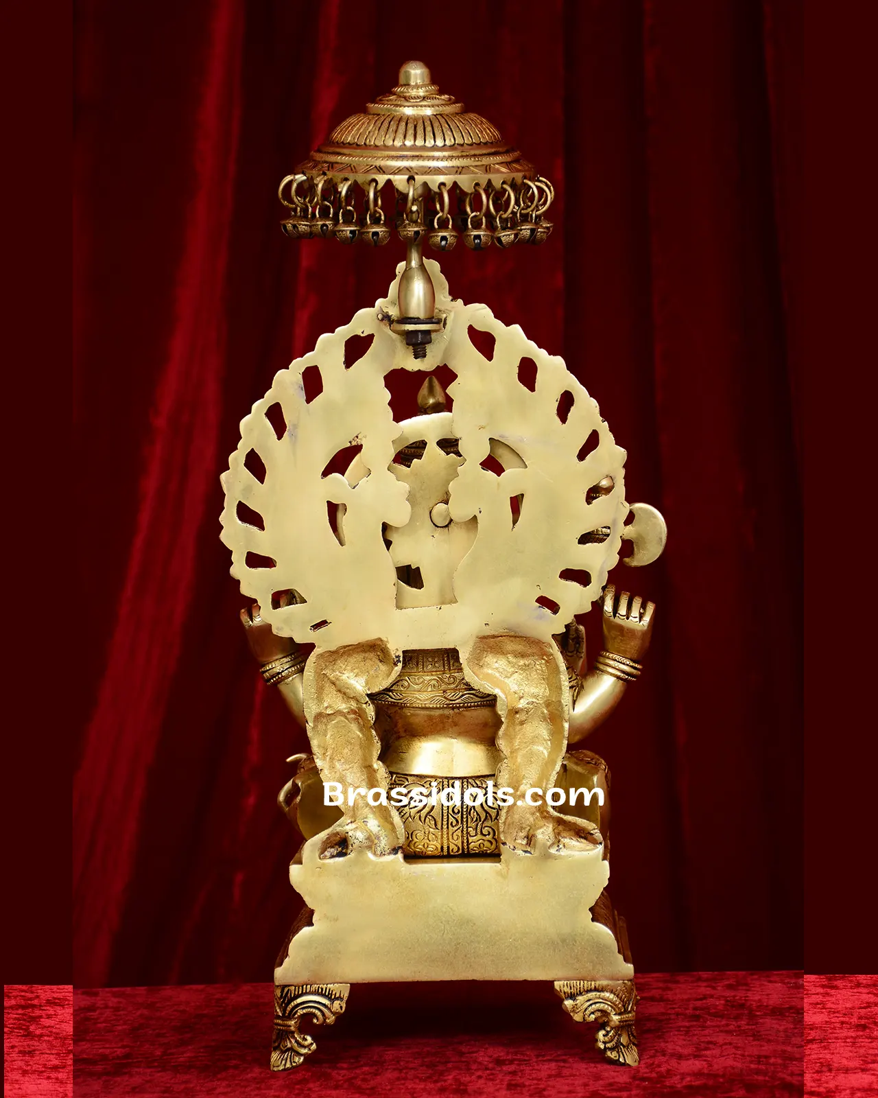 Frame Thiruvachi with umbrella Ganesha - 20 inches - image 4