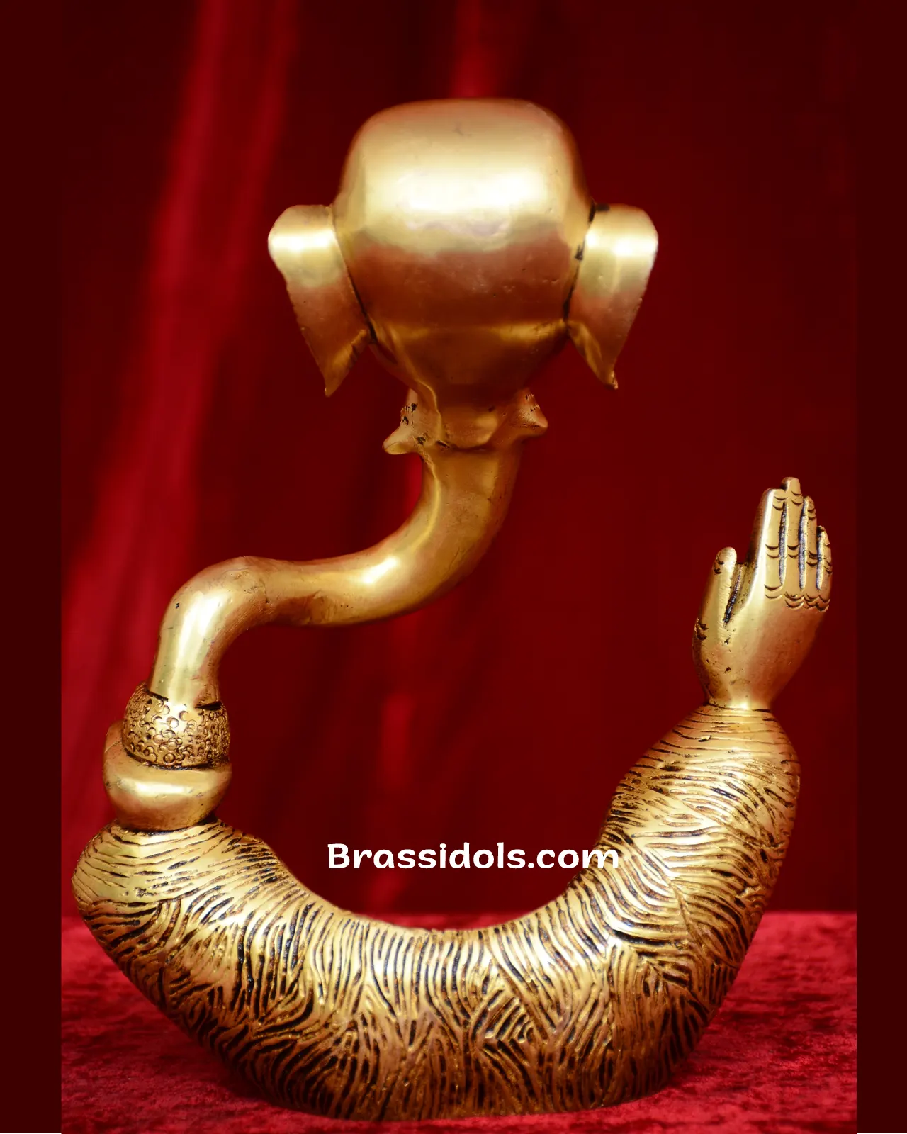 Brass Modern ganesha idol - 9 inches - image 4