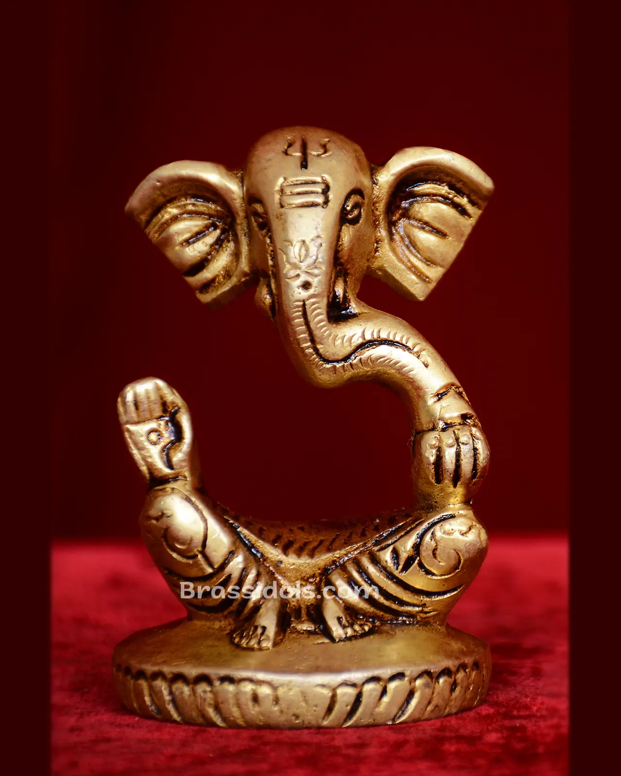 Brass Sangu Chakram Namam Table Top