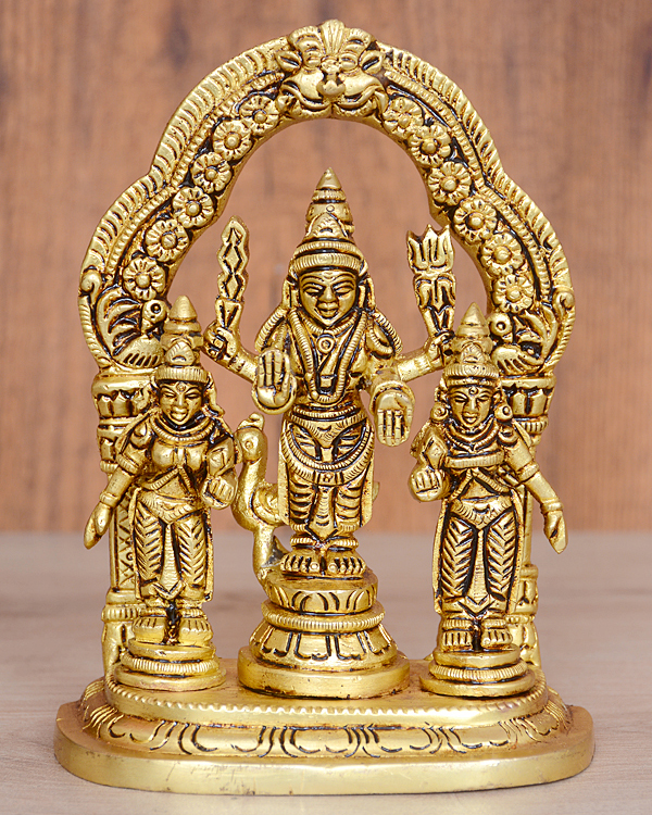 Brass Frame Thirupathi Balaji 14 Inches