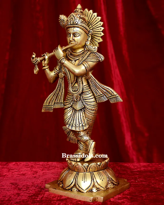 Base Standing Radha Krishna - image 3