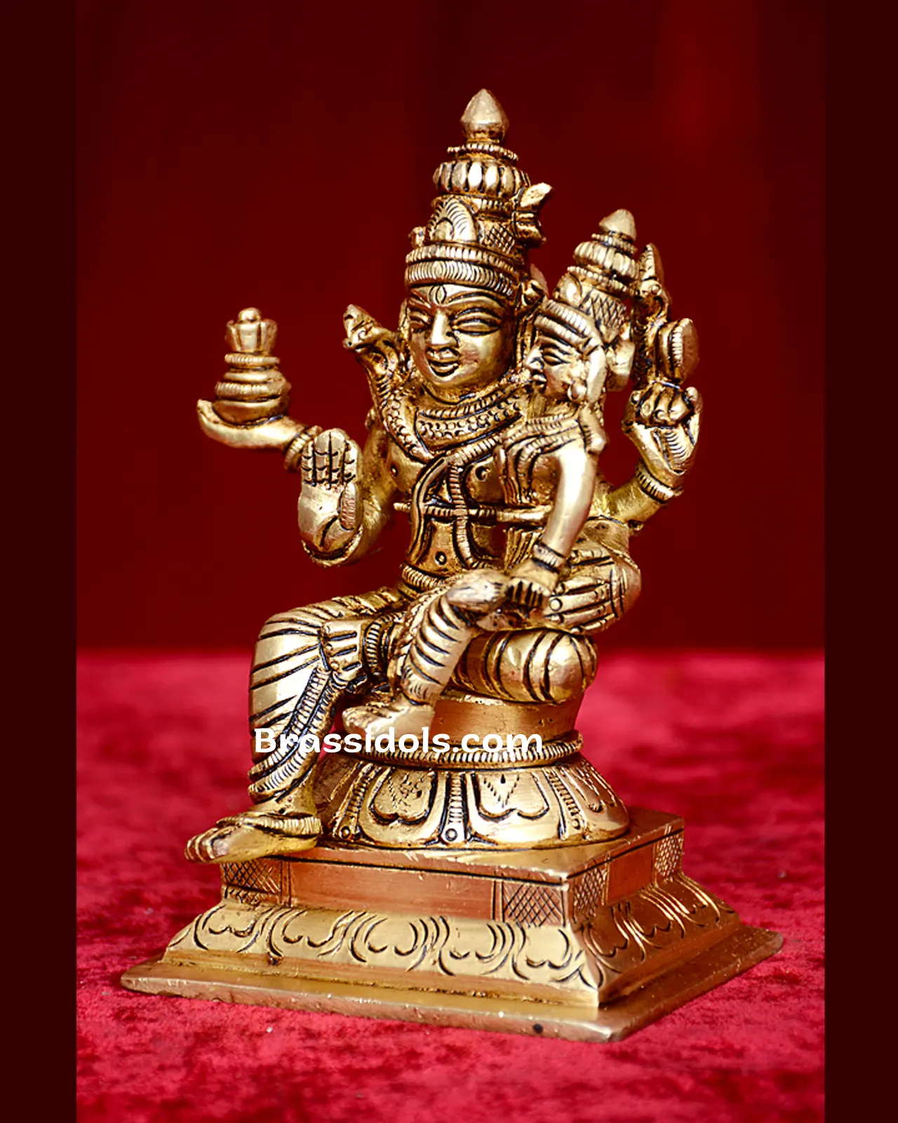 Square Base Shiva Pravati - image 3