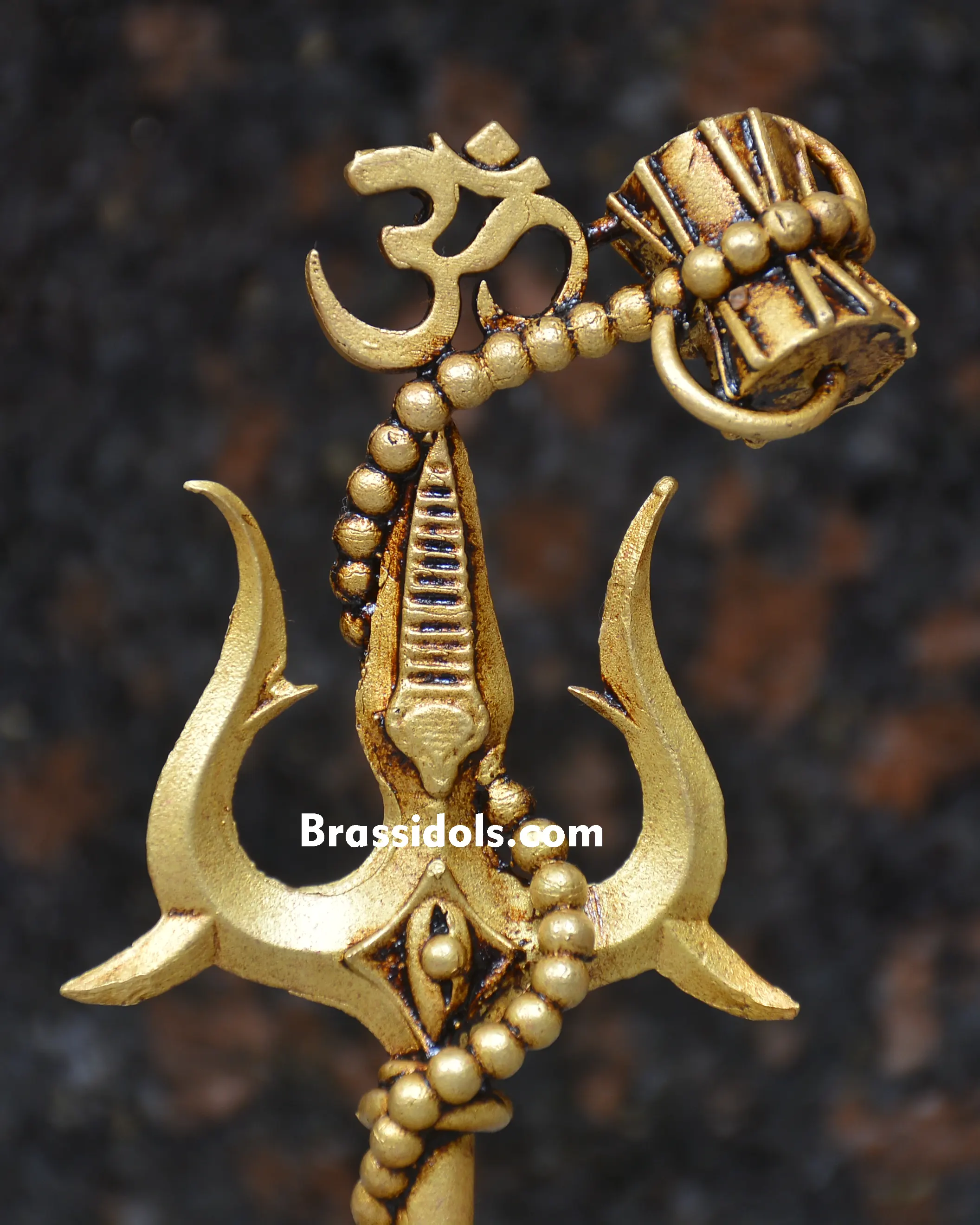 LIGHT WEIGHT TRISHOOL DAMROO WITH OM - image 3