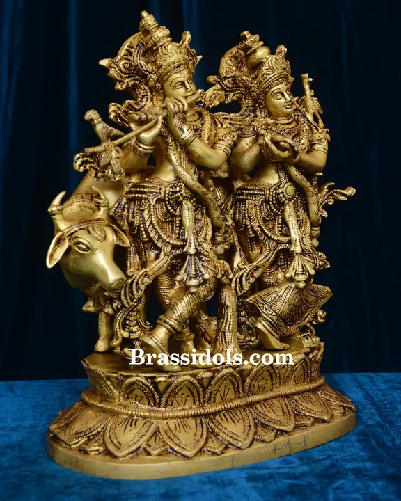 Cow Radha Krishna with Curving - image 4