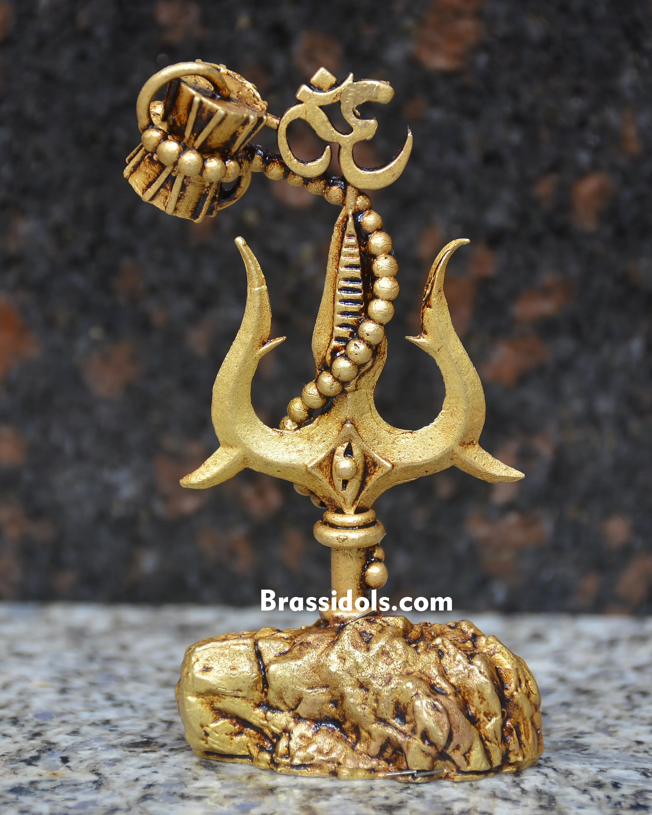 LIGHT WEIGHT TRISHOOL DAMROO WITH OM - image 4