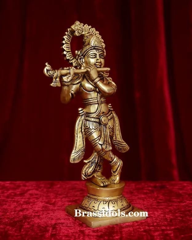 Krishna Flute Standing Base with - image 4