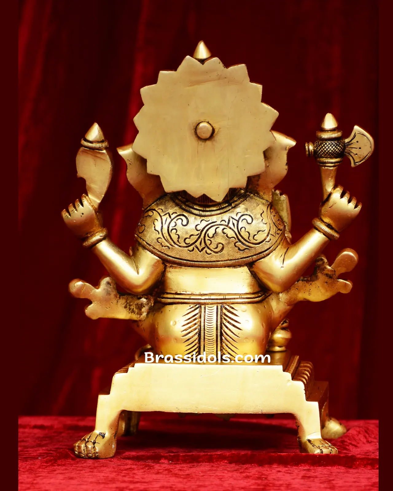 Brass Choki Ganesh Ganesha- 15 inches - image 4