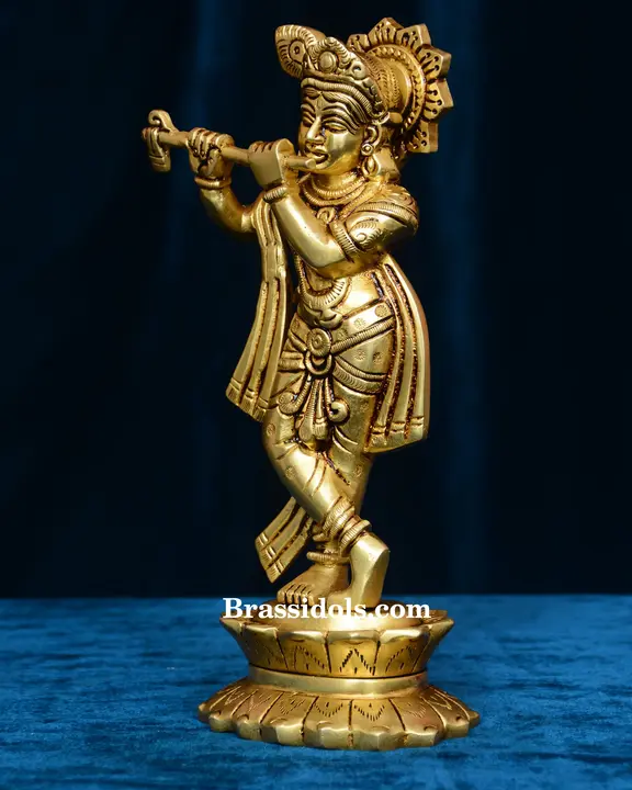 Base with Fluting Krishna - image 3
