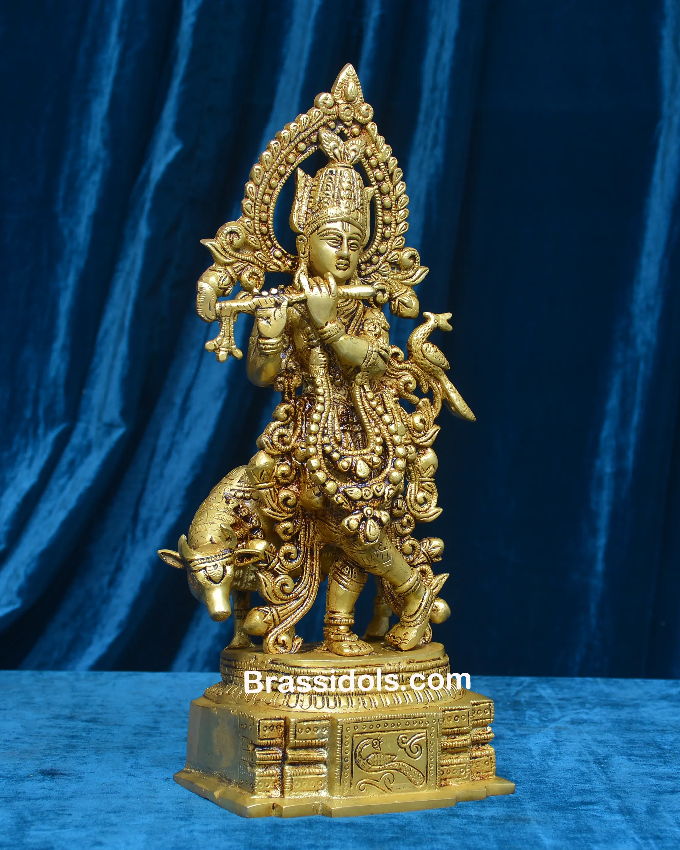 DESIGN STANDING COW KRISHNA IDOLS - image 3