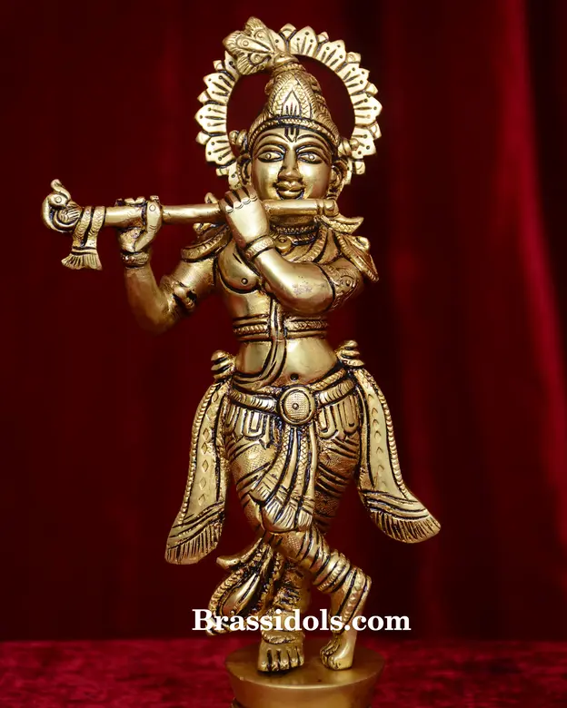 Krishna Flute Standing Base with - image 5