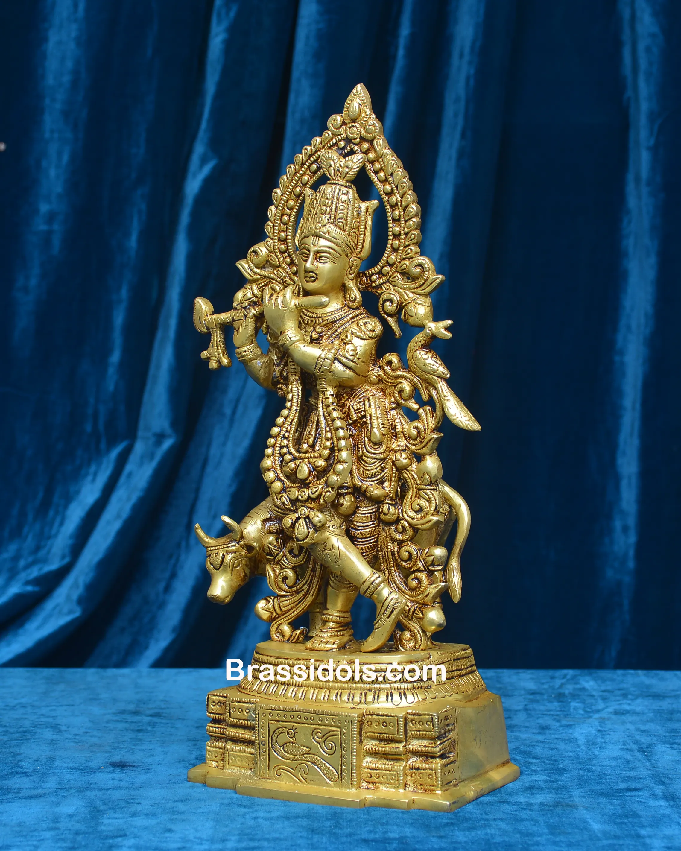 DESIGN STANDING COW KRISHNA IDOLS - image 4